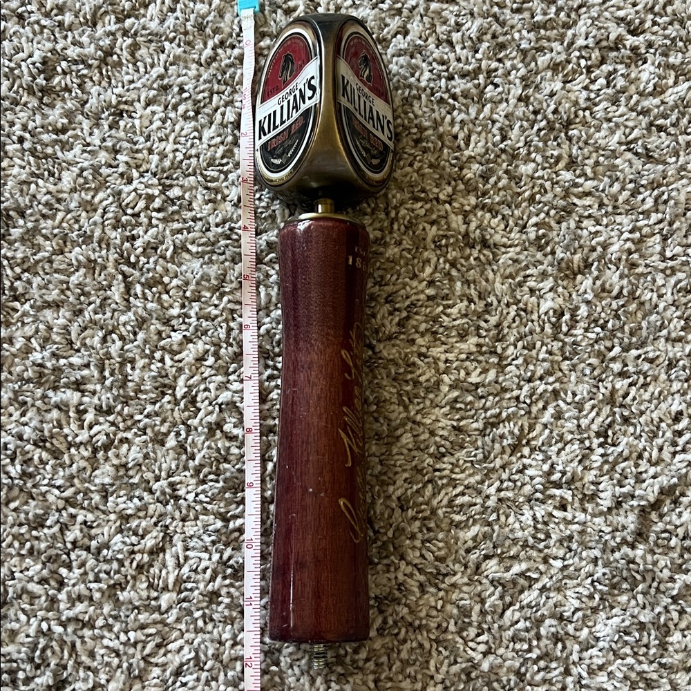 George Killian’s Irish Red Beer Tap Handle 3 sided - Picture 10 of 11